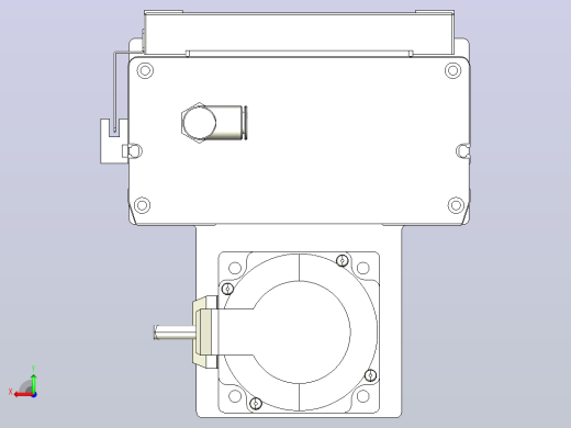无尘螺杆滑台KCH17-BM（750W）KCH17-1050-BM-750W-C4后视缩略图