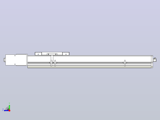 MCB17无尘皮带滑台[MCB17-L40-500-R-P40-C3]右视缩略图