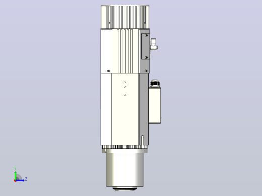 ES929.130-9.0-12.0KW-ISO30自动换刀电主轴[ES929-12-9KW-ISO30]左视缩略图