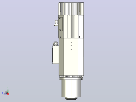 ES929.130-9.0-12.0KW-ISO30自动换刀电主轴[ES929-12-9KW-ISO30]右视缩略图