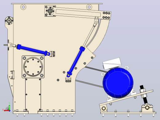 塑料研磨机crusher-machine-11831-模型格式为 stp igs x_t后视缩略图