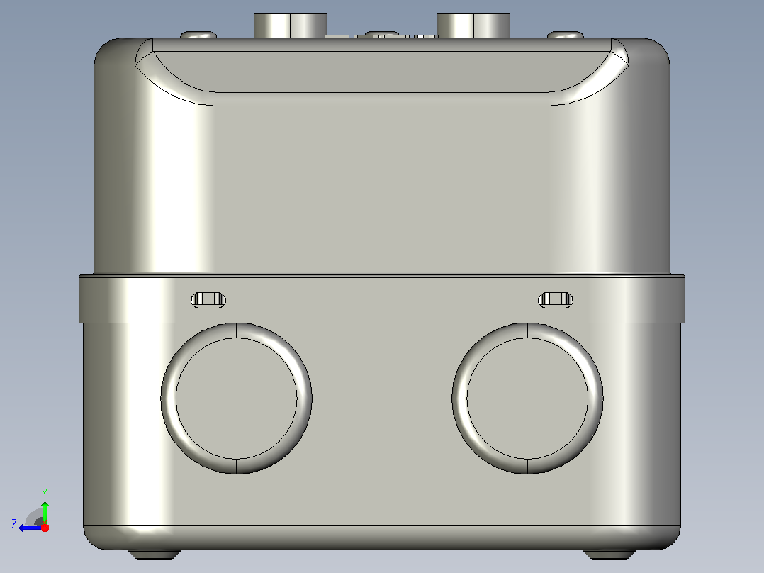 QC36-30TA电磁起动器三维模型202204右视图