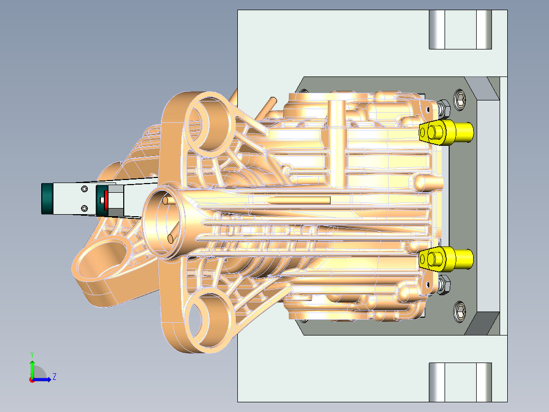 一种后减壳夹具（第二序）_step左视图