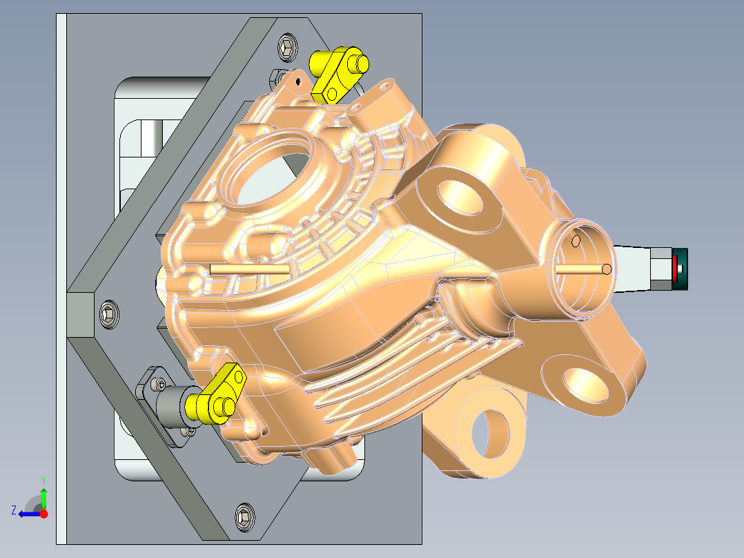 一种后减壳夹具（第二序）_step右视图
