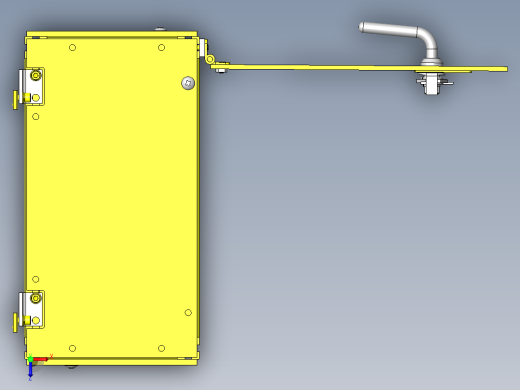 滑动部位保护罩机构俯视缩略图