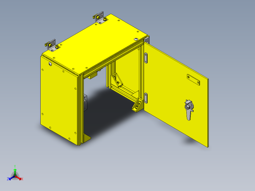 滑动部位保护罩机构正等轴测缩略图