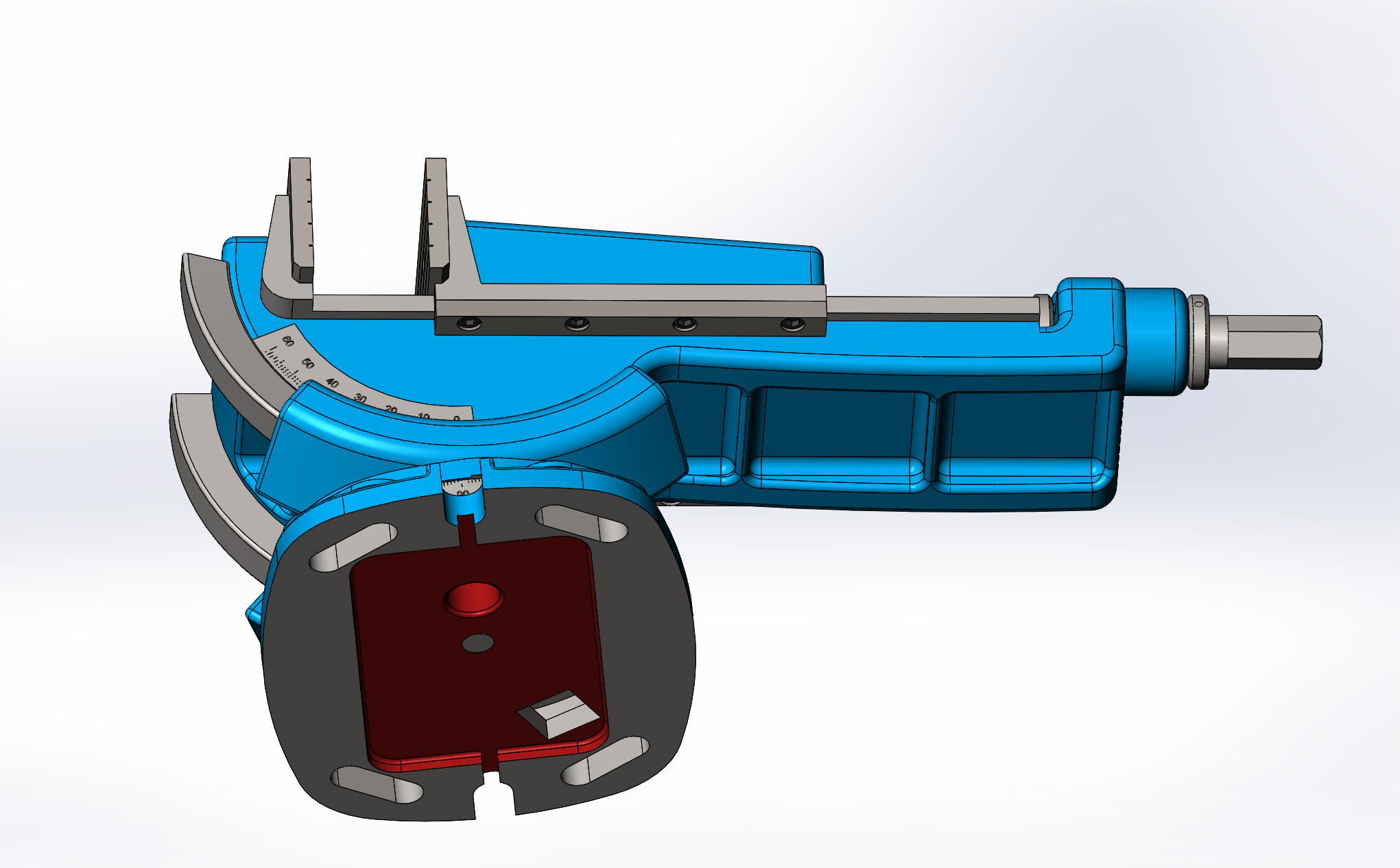 vices老虎钳台钳3D数模图纸 Solidworks设计 附STEP