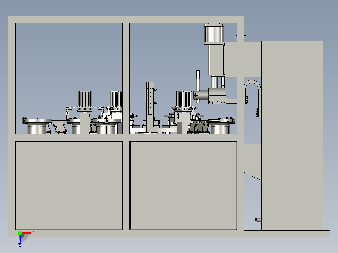 施耐德焊接自动化俯视图