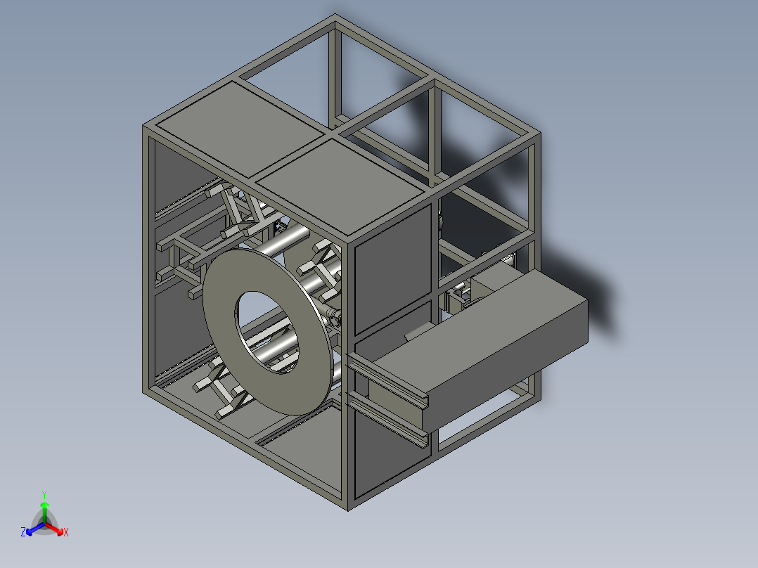施耐德焊接自动化正等轴测图
