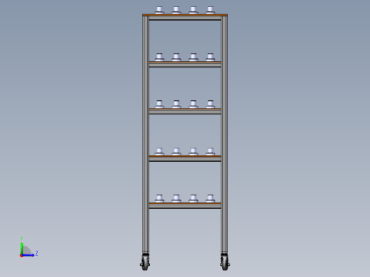 SolidWorks 老化车左视缩略图