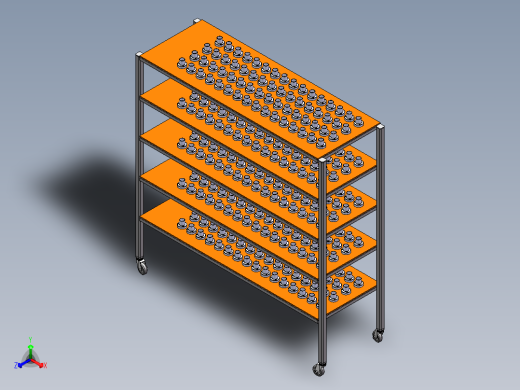 SolidWorks 老化车正等轴测缩略图