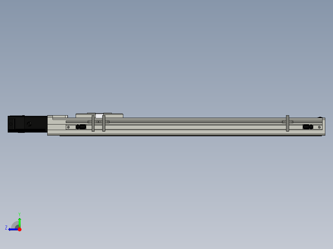 Toyo东佑达直线模组-ECH6-450-BC-M5右视图