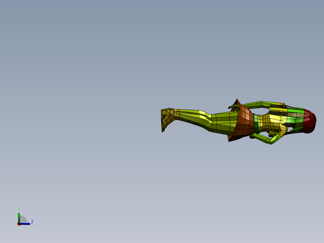 站立美眉左视图