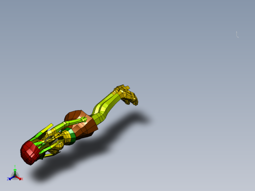 站立美眉正等轴测缩略图