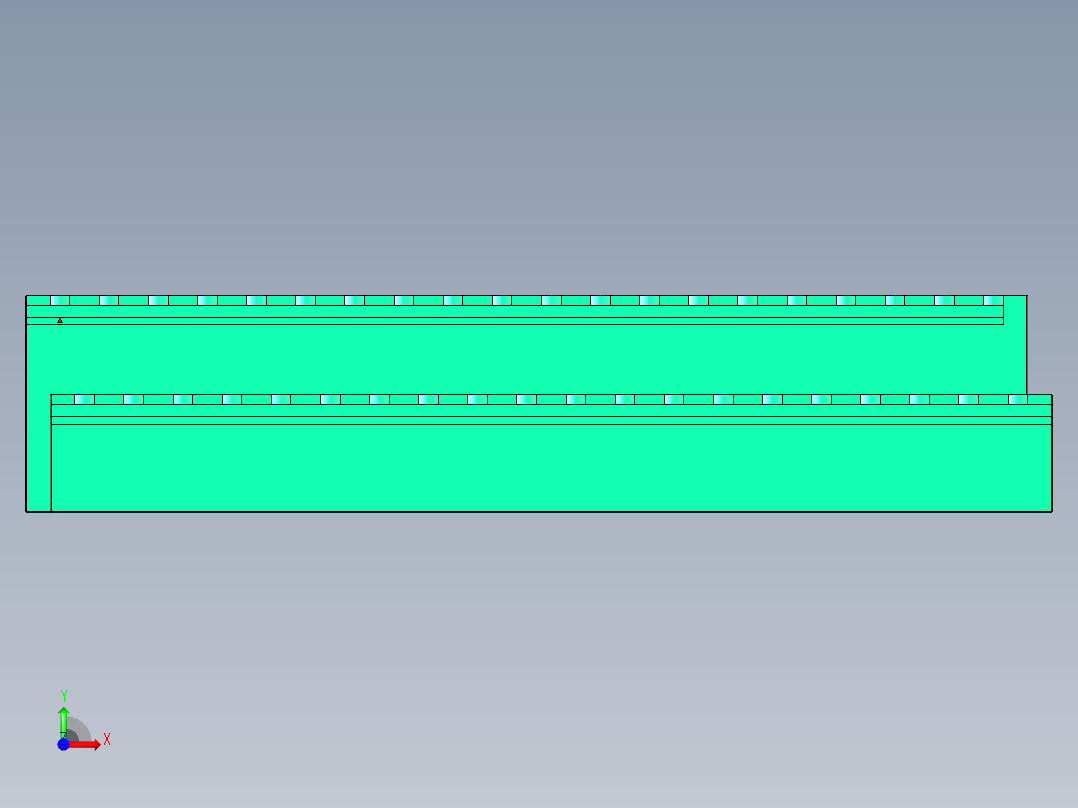 DEGSON 2EDG 系列 5.0mm 可插拔接线端子组-2EDGRTC-5.0-40P-14-00AH前视图