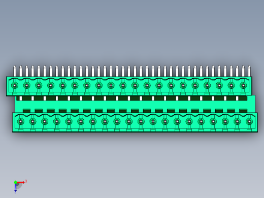 DEGSON 2EDG 系列 5.0mm 可插拔接线端子组-2EDGRTC-5.0-40P-14-00AH俯视缩略图
