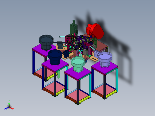 插座铜头组装压机