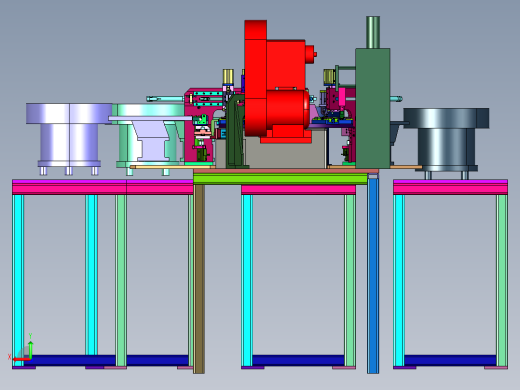 插座铜头组装压机后视缩略图