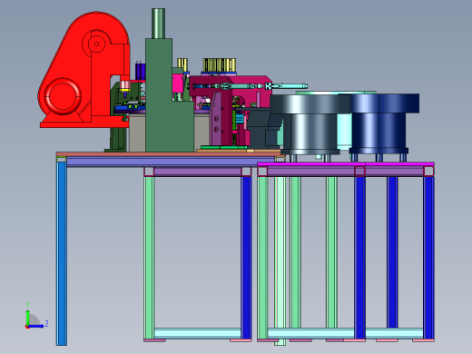 插座铜头组装压机左视缩略图