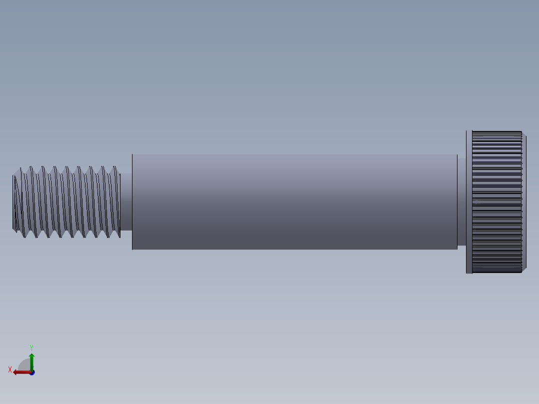 内六角螺螺栓-SB 0.375-16 x 1.75.SLDPRT后视图