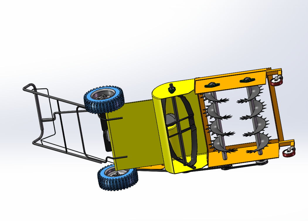 小型路面除冰装置SW三维图