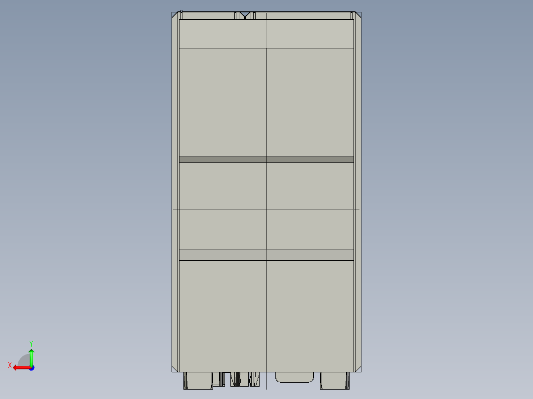 基恩士LK-G5001P_kc图纸模型后视图