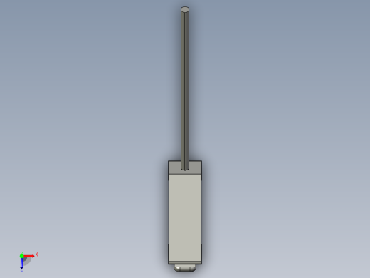 基恩士PZ-M71_kc图纸模型俯视缩略图