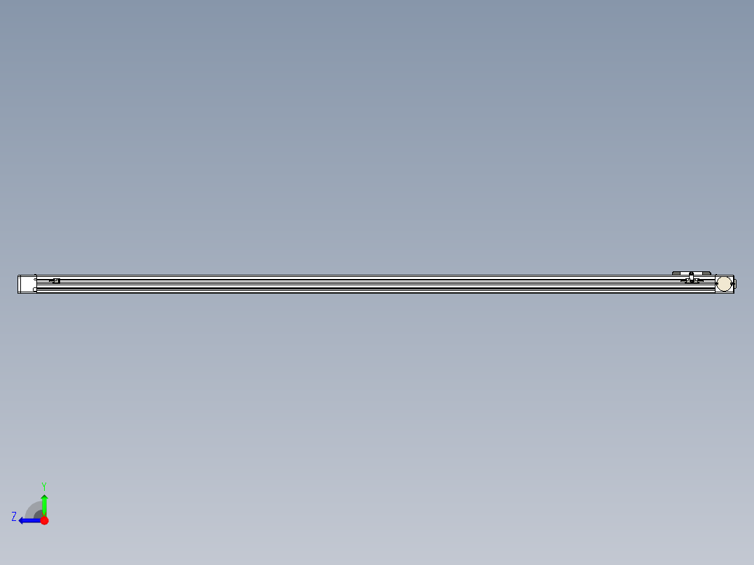 同步带滑台-欧规BC6-L120-S2300-L-P40-D3右视图
