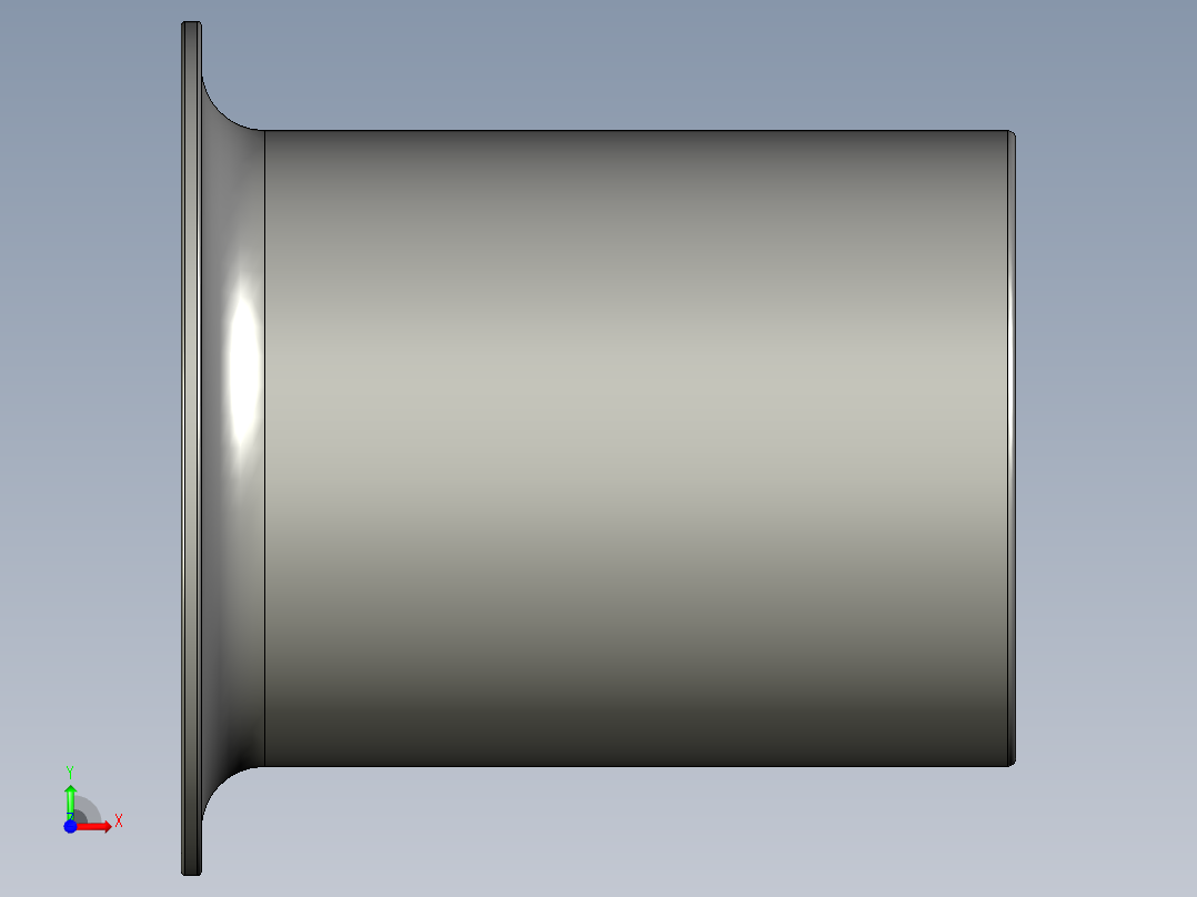 软管与硬管连接用工业通用接头0127_22_16前视图