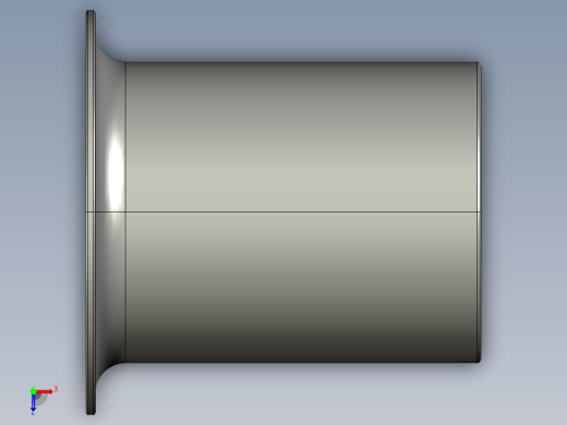 软管与硬管连接用工业通用接头0127_22_16俯视缩略图