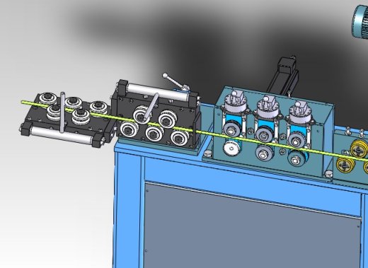全自动弯环机3D图 非标自动化设备3D图纸3D模型缩略图