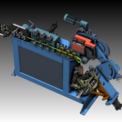 全自动弯环机3D图 非标自动化设备3D图纸3D模型