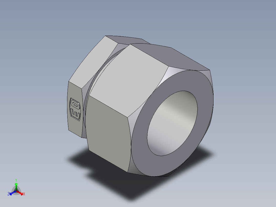 卡套式工业通用硬管接头EO_Blanking_plug_for_tube_ends_ROV22ZL71主视图