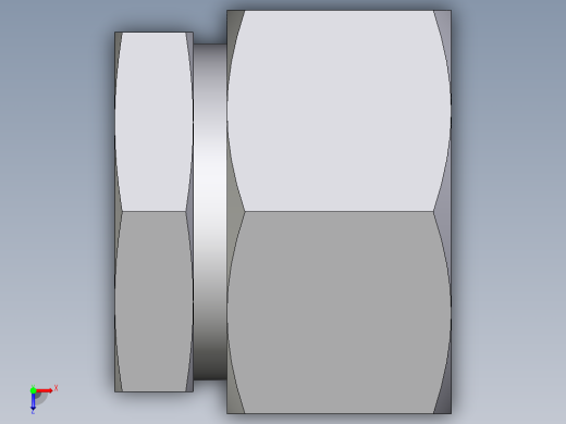 卡套式工业通用硬管接头EO_Blanking_plug_for_tube_ends_ROV22ZL71俯视缩略图