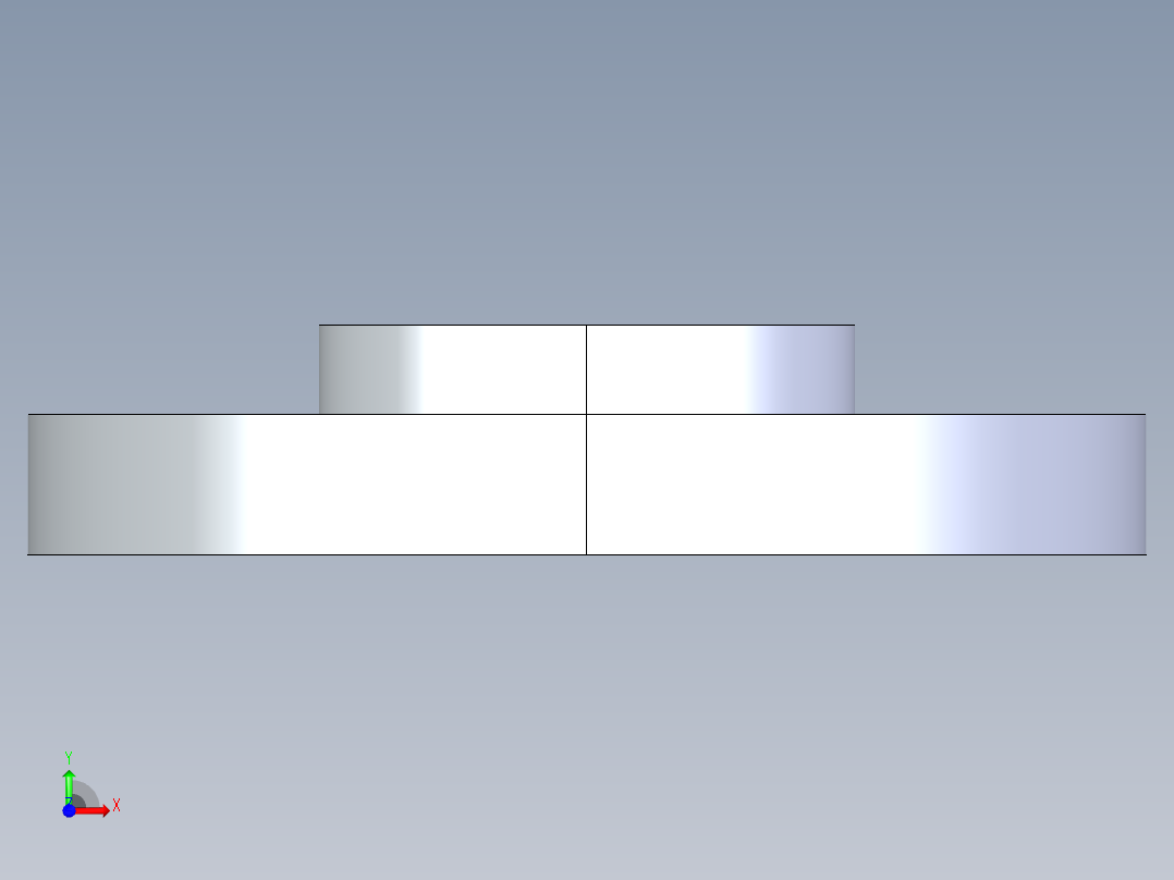 CPVC管件24-Sch80_Flange One-Piece_FPT_9852-020_2in前视图