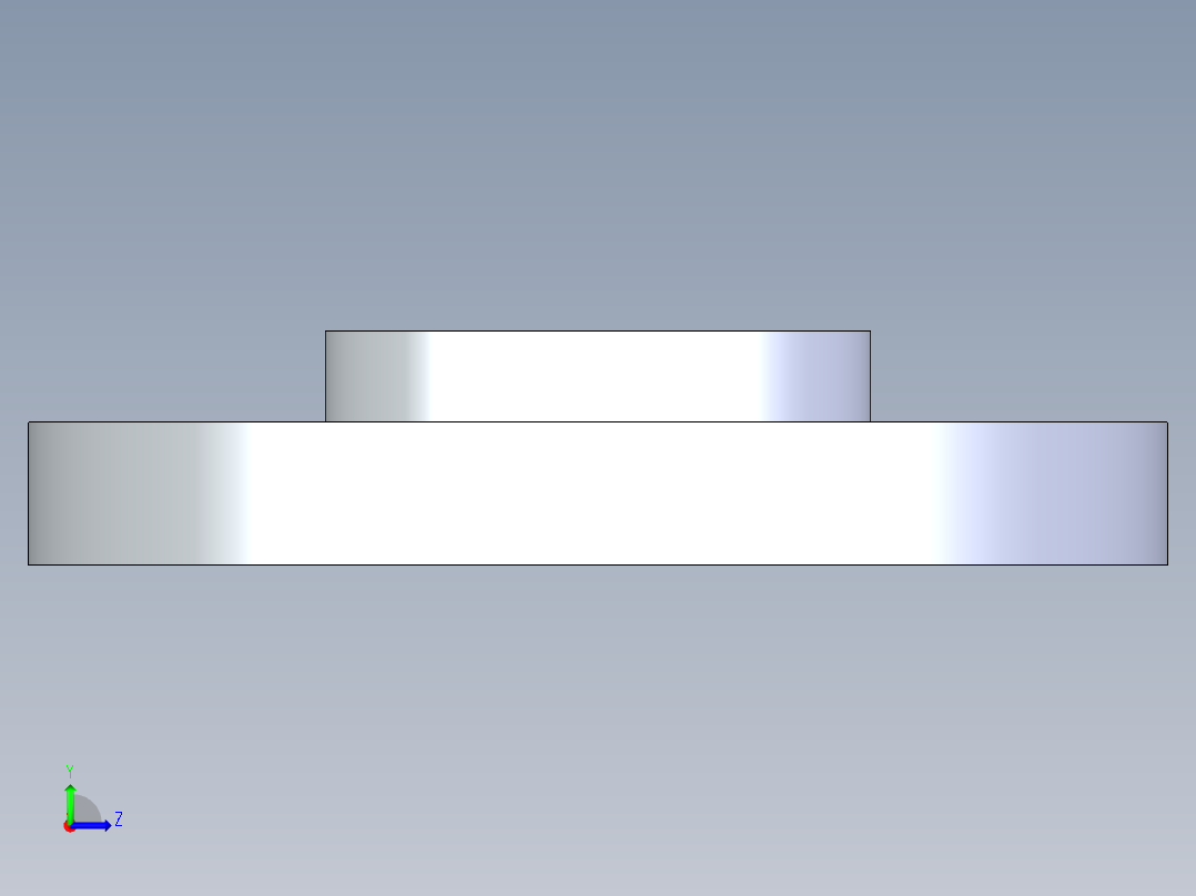 CPVC管件24-Sch80_Flange One-Piece_FPT_9852-020_2in左视图