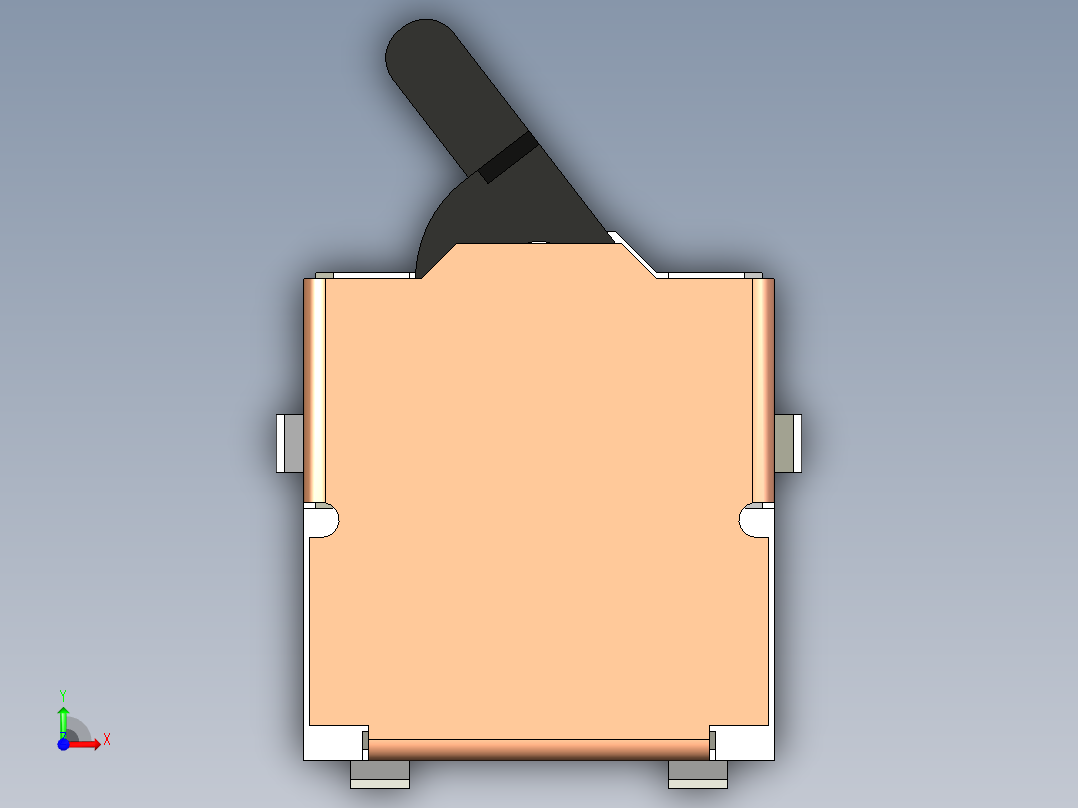 1HL型探测器开关前视图