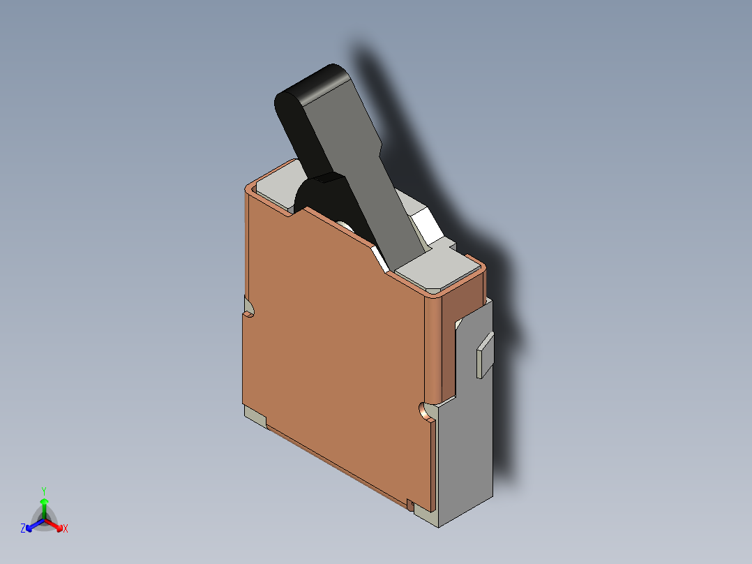 1HL型探测器开关正等轴测图
