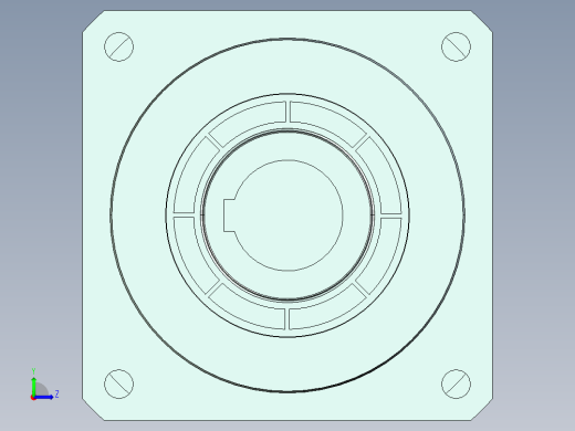 直齿孔PLX180-L2 42-114.3-200-M12-ZJ.stp左视缩略图