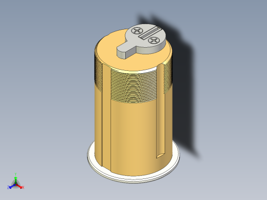 ILCO 7326带键插芯锁芯