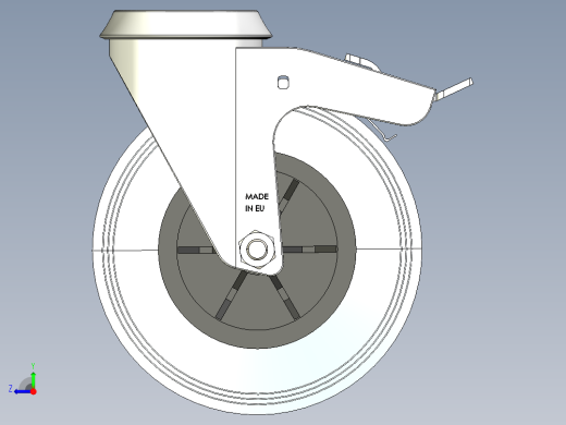 型材-KJN 515369 125MM WHEEL右视缩略图