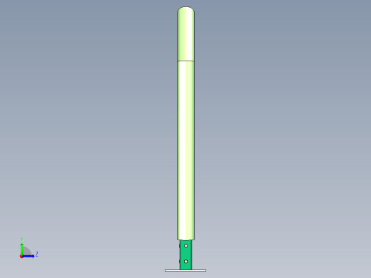 栏杆左视缩略图