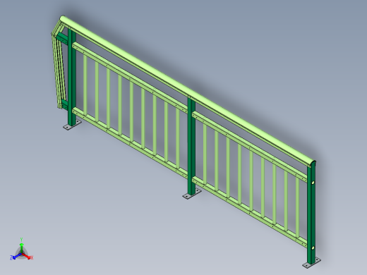 栏杆正等轴测缩略图