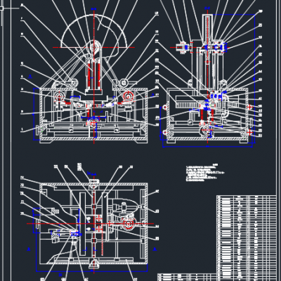 纸盒成型机2D图纸 机械设计CAD图纸DWG图纸2D图纸