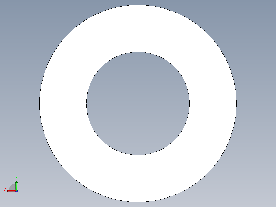 M8 screw size FLAT WASHER.SLDPRT后视图