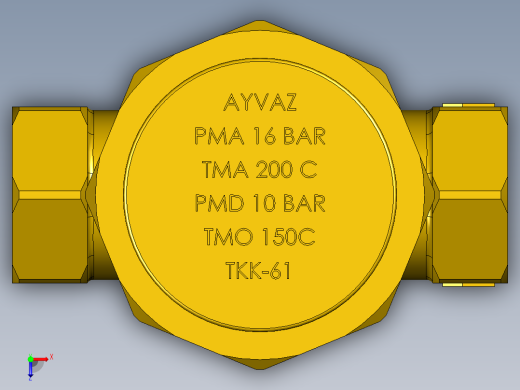 恒温疏水阀G 1_2英寸黄铜俯视缩略图