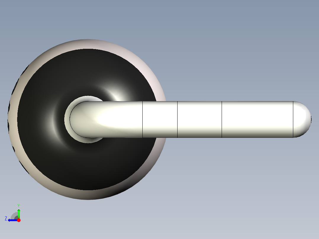 SOD-57型二极管外壳，外壳尺寸为4.0 x 3.6毫米，引线直径为0.82毫米右视图