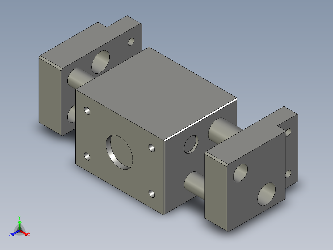 普通气爪PH06-30主视图