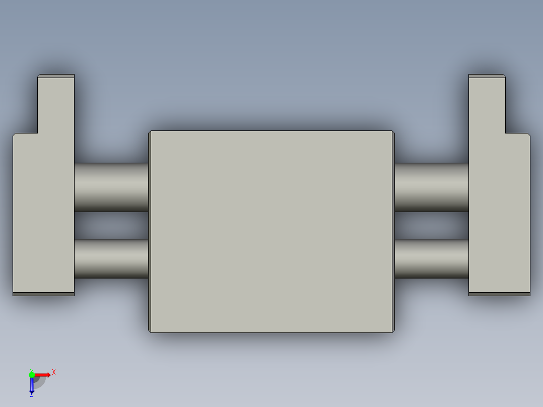 普通气爪PH06-30俯视图