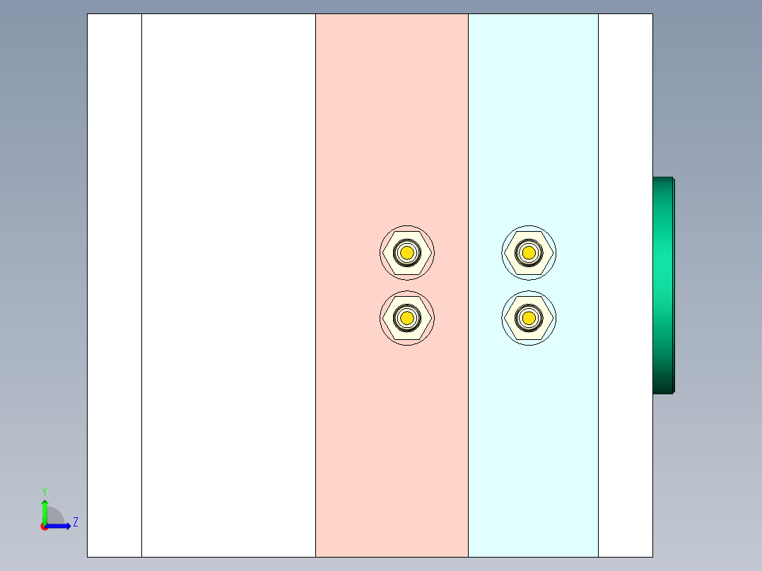 动片瓷件的模具设计含三维二维说明书左视图